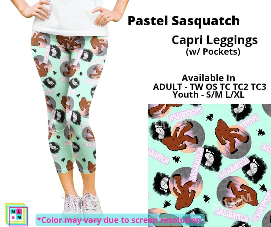 Pastel Sasquatch Capri Length w/ Pockets