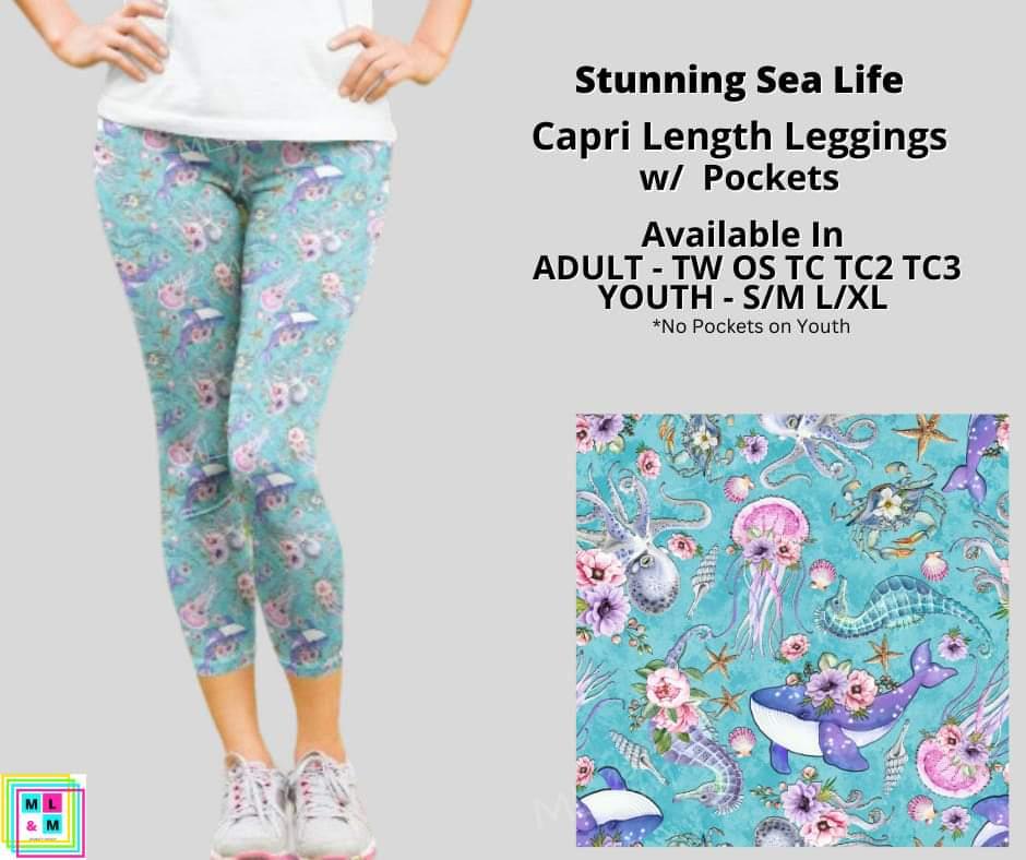Stunning Sees Life Capri Length w/ Pockets