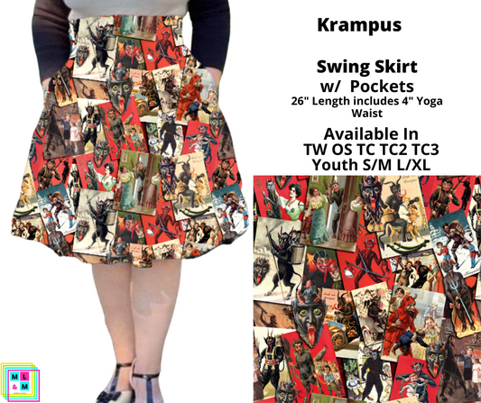 Krampus Swing Skirt