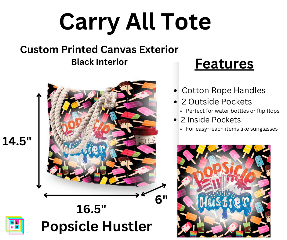 Popsicle Hustler Carry All Tote
