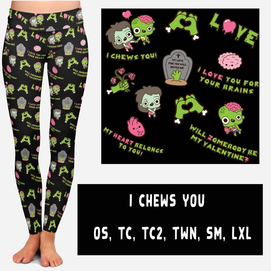 VDAY BATCH-I CHEWS YOU LEGGINGS AND JOGGERS