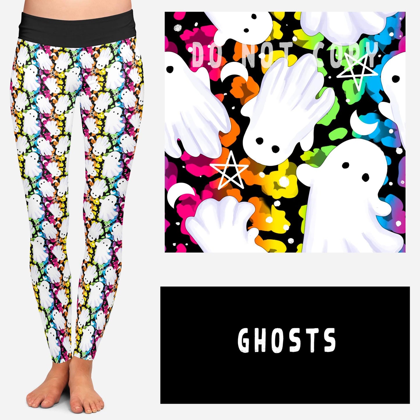 SPOOKY LF RUN-GHOSTS POCKET LEGGINGS AND JOGGERS