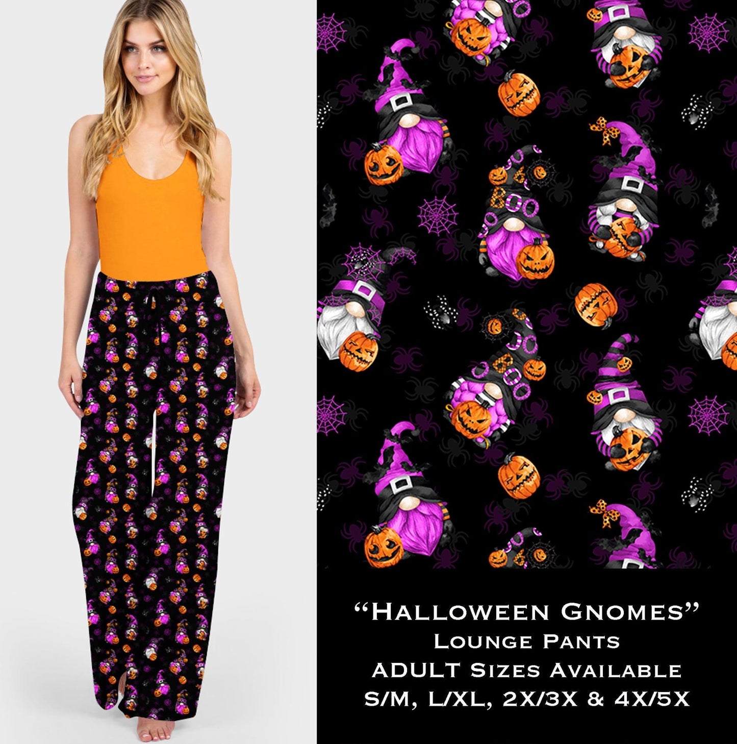 Halloween Gnomes - Lounge Pants - That’s So Fletch Boutique 