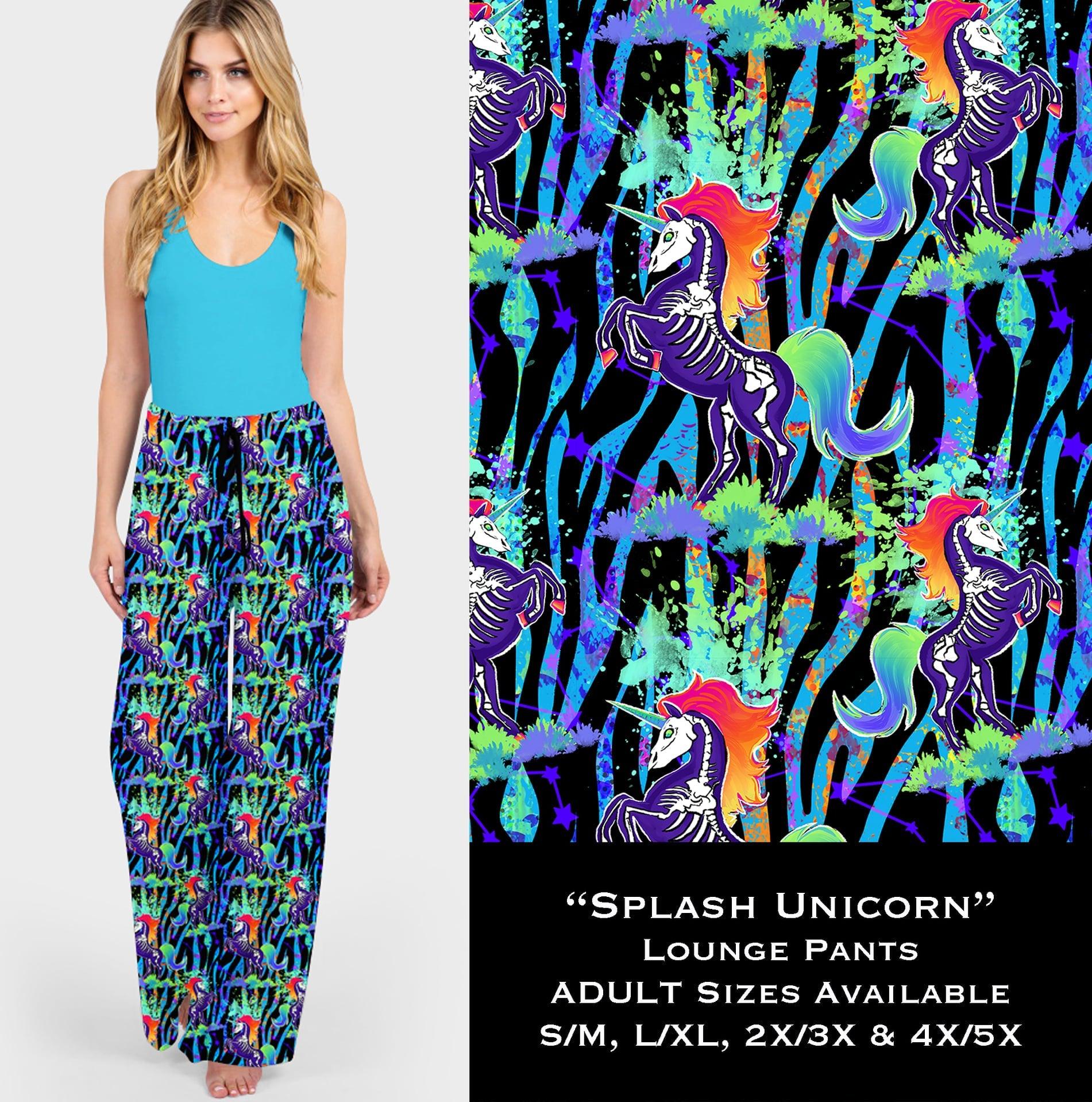 Splash Unicorn - Lounge Pants - That’s So Fletch Boutique 