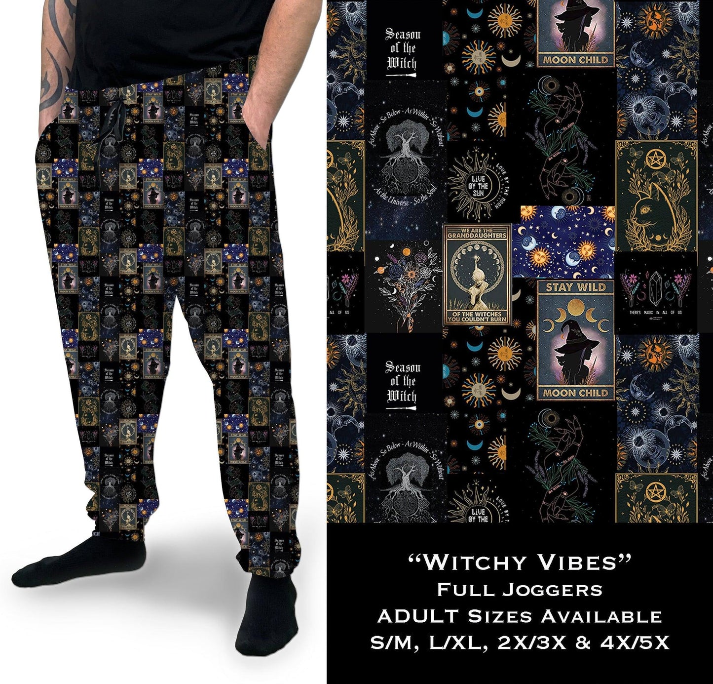 Witchy Vibes Joggers - That’s So Fletch Boutique 