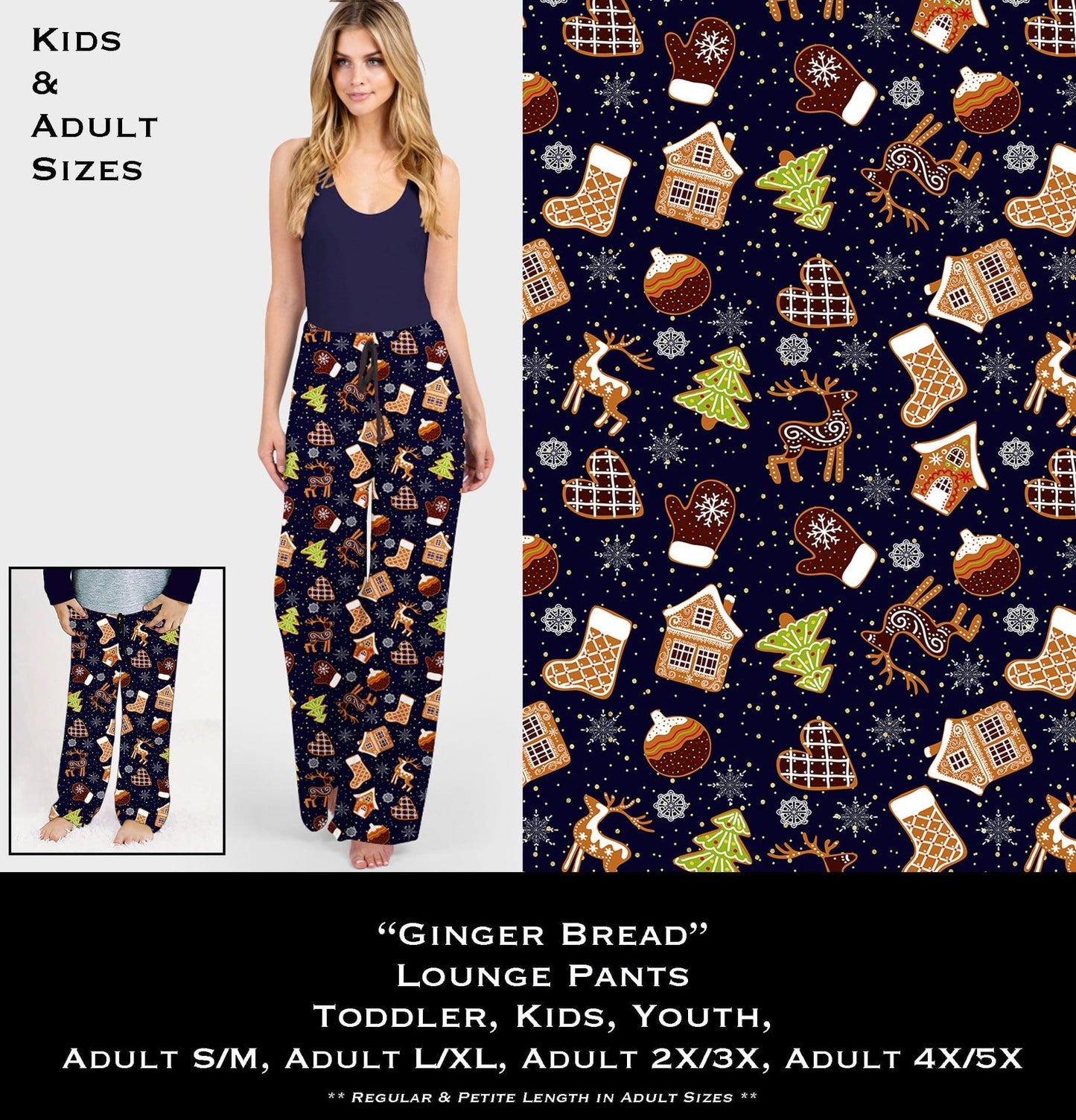 Ginger Bread - Lounge Pants - That’s So Fletch Boutique 