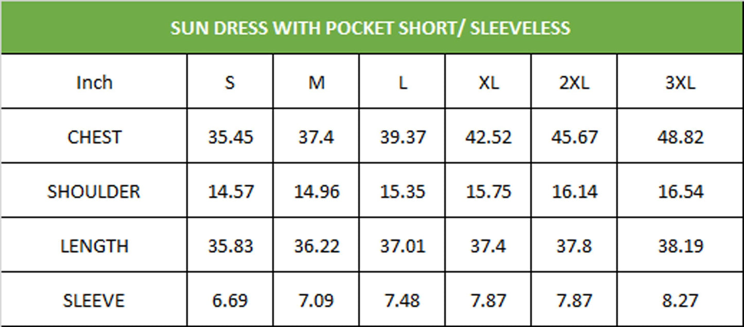 3/4 SLEEVE POCKET DRESS- SHELL DIPPED