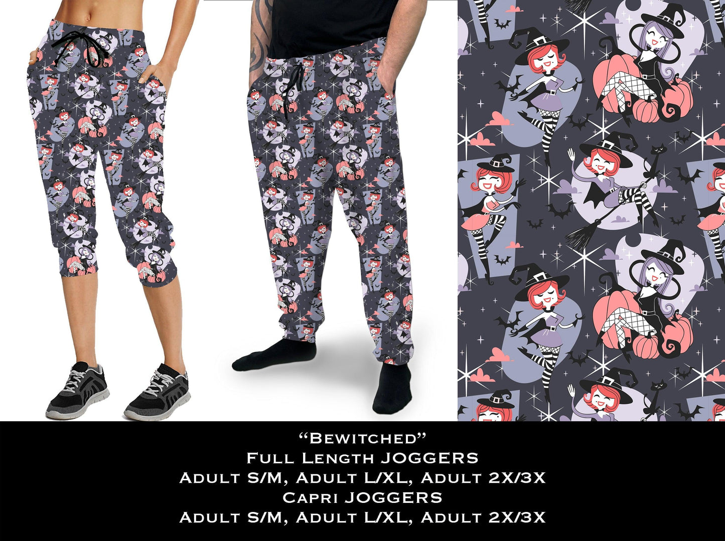 Bewitched - Full & Capri Joggers - That’s So Fletch Boutique 