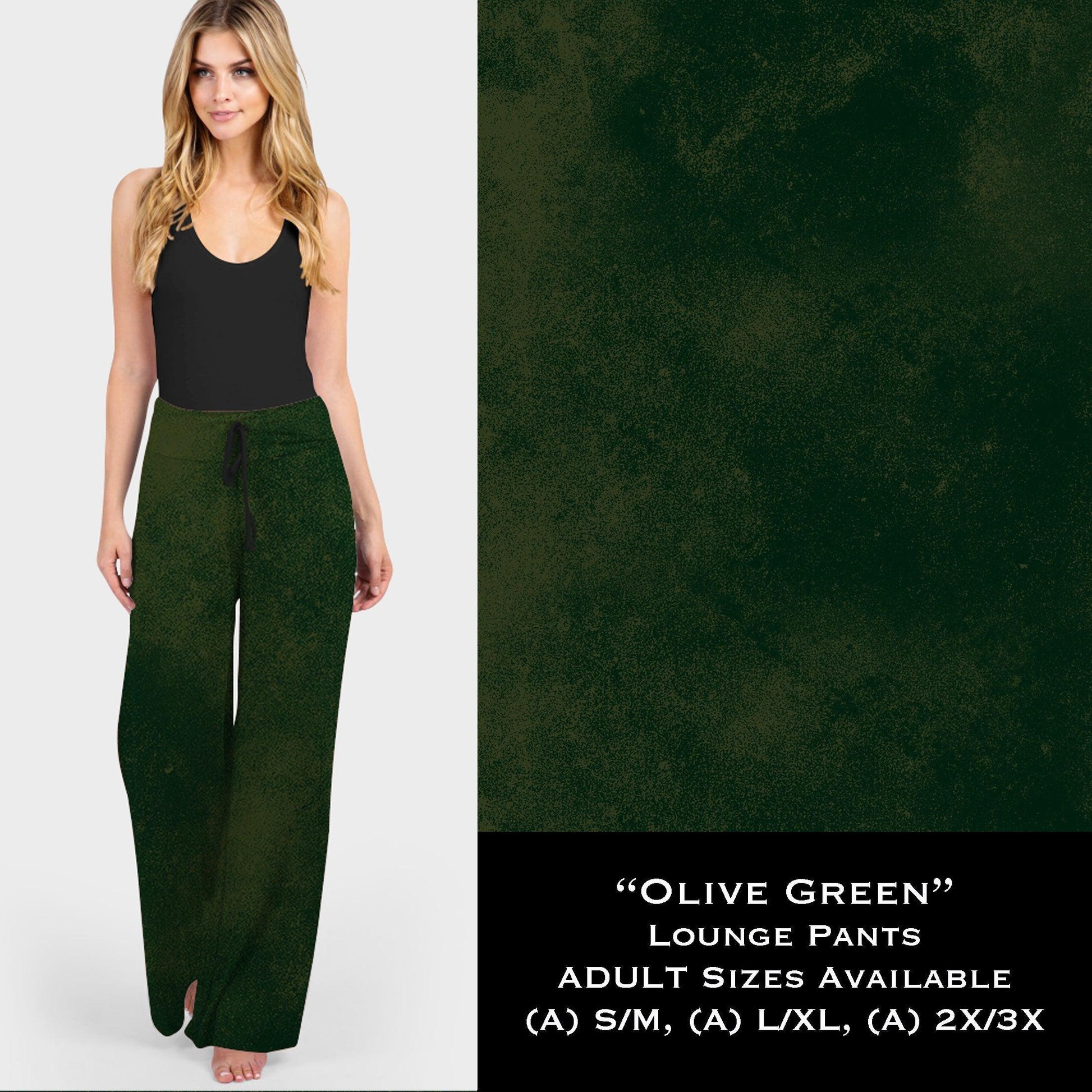 Olive Green *Color Collection* - Lounge Pants - That’s So Fletch Boutique 