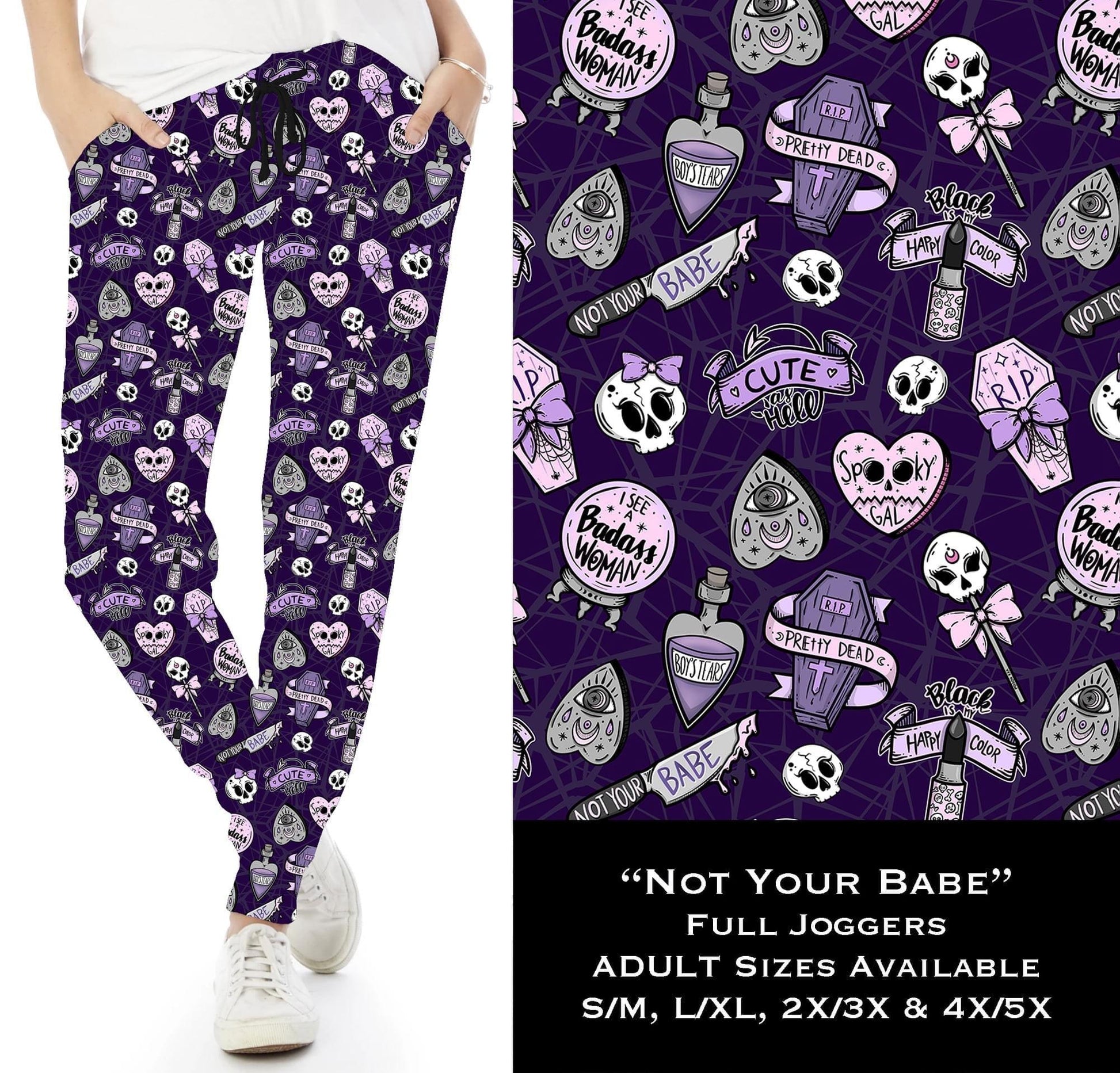 Not Your Babe - Full Joggers - That’s So Fletch Boutique 