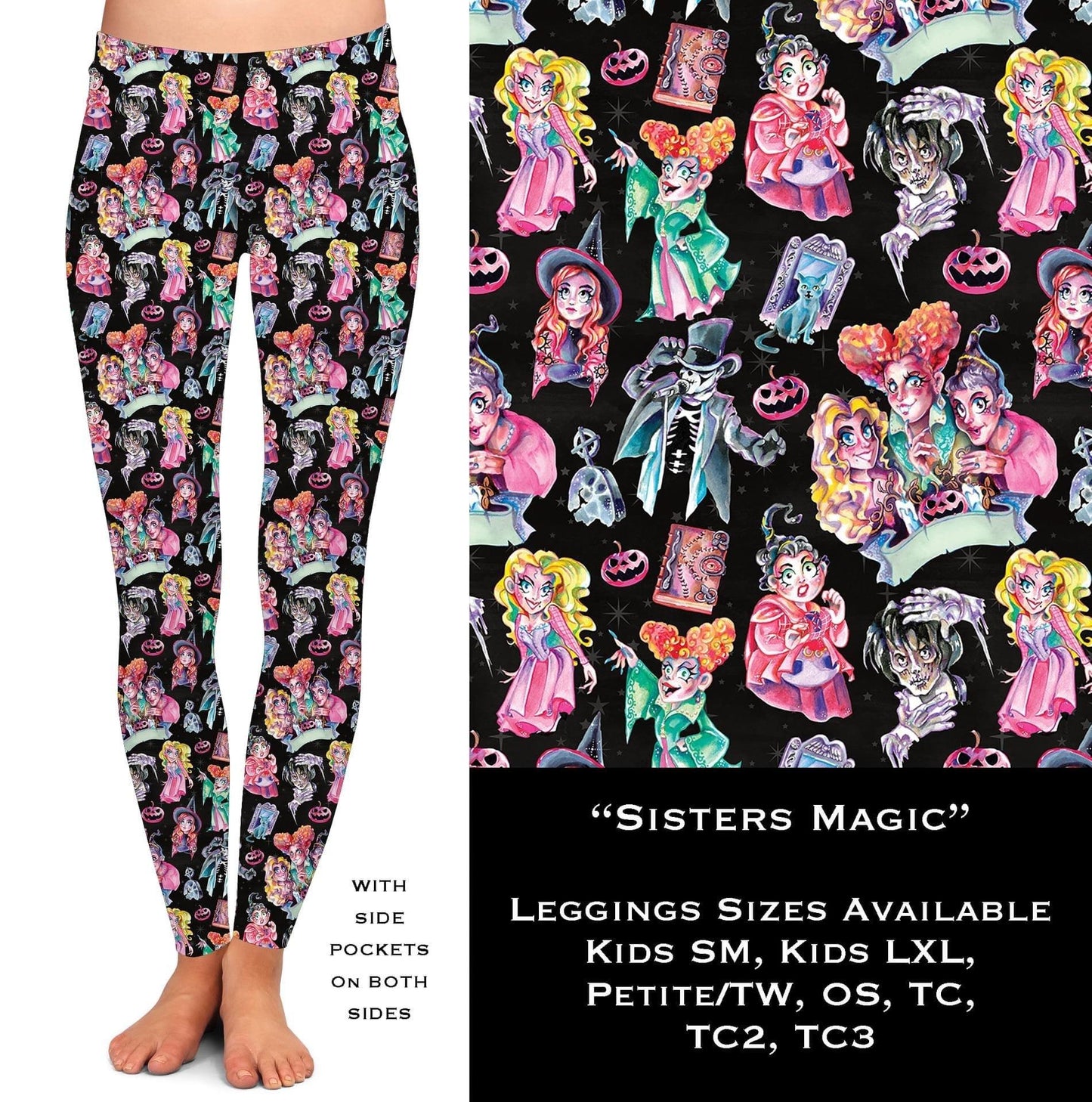 Sisters Magic Leggings with Pockets - That’s So Fletch Boutique 