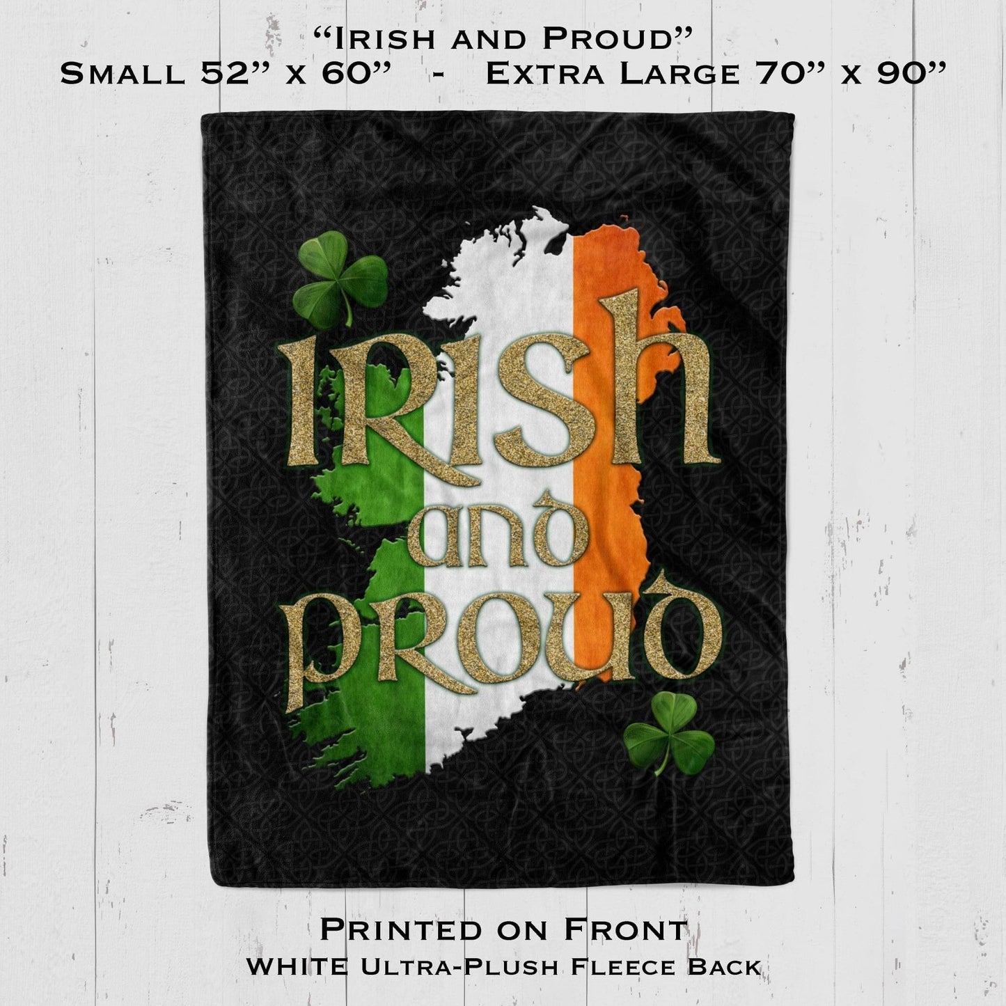 Irish & Proud - Blanket - That’s So Fletch Boutique 