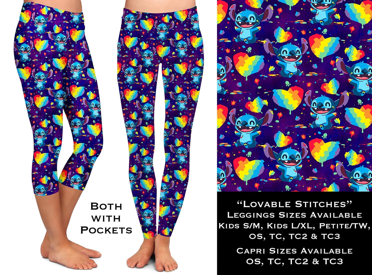 Lovable Stitches - Leggings & Capri with Pockets - That’s So Fletch Boutique 