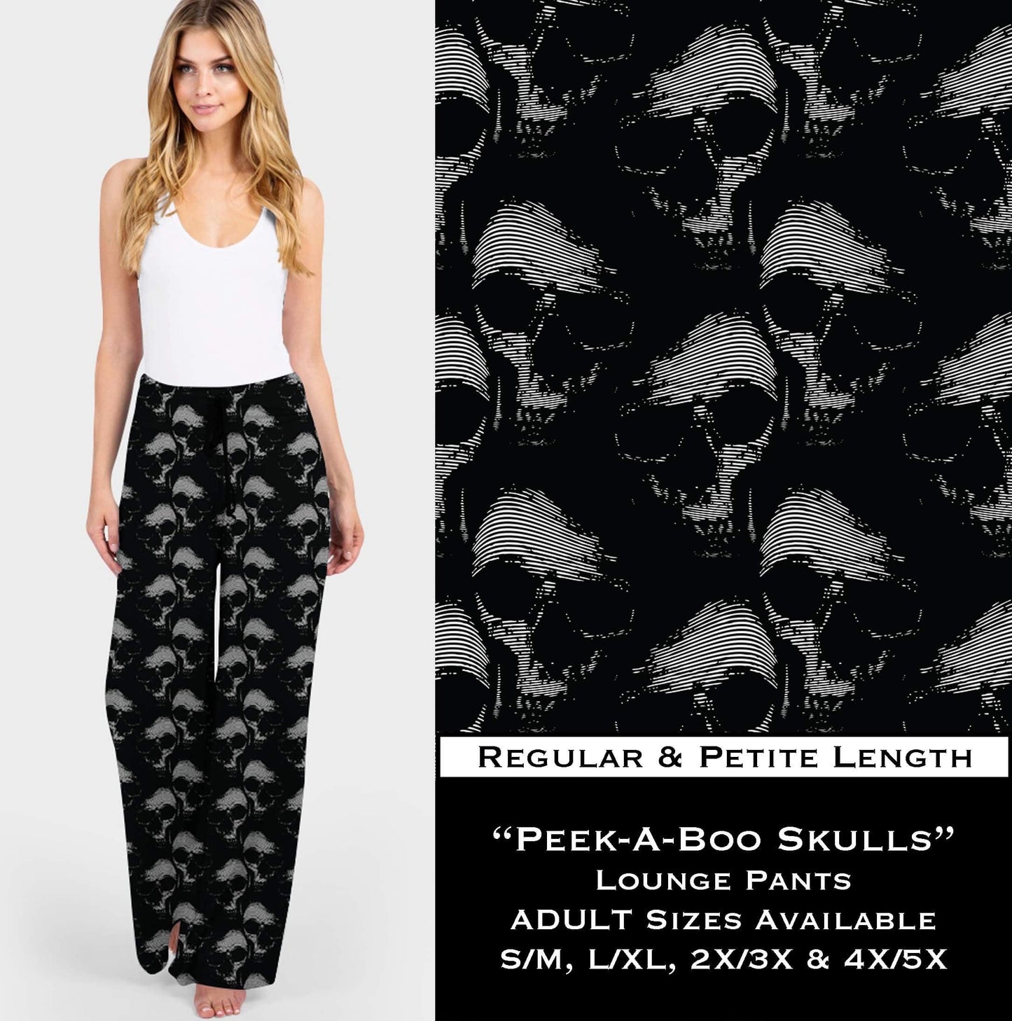Peek-a-boo Skulls - Lounge Pants