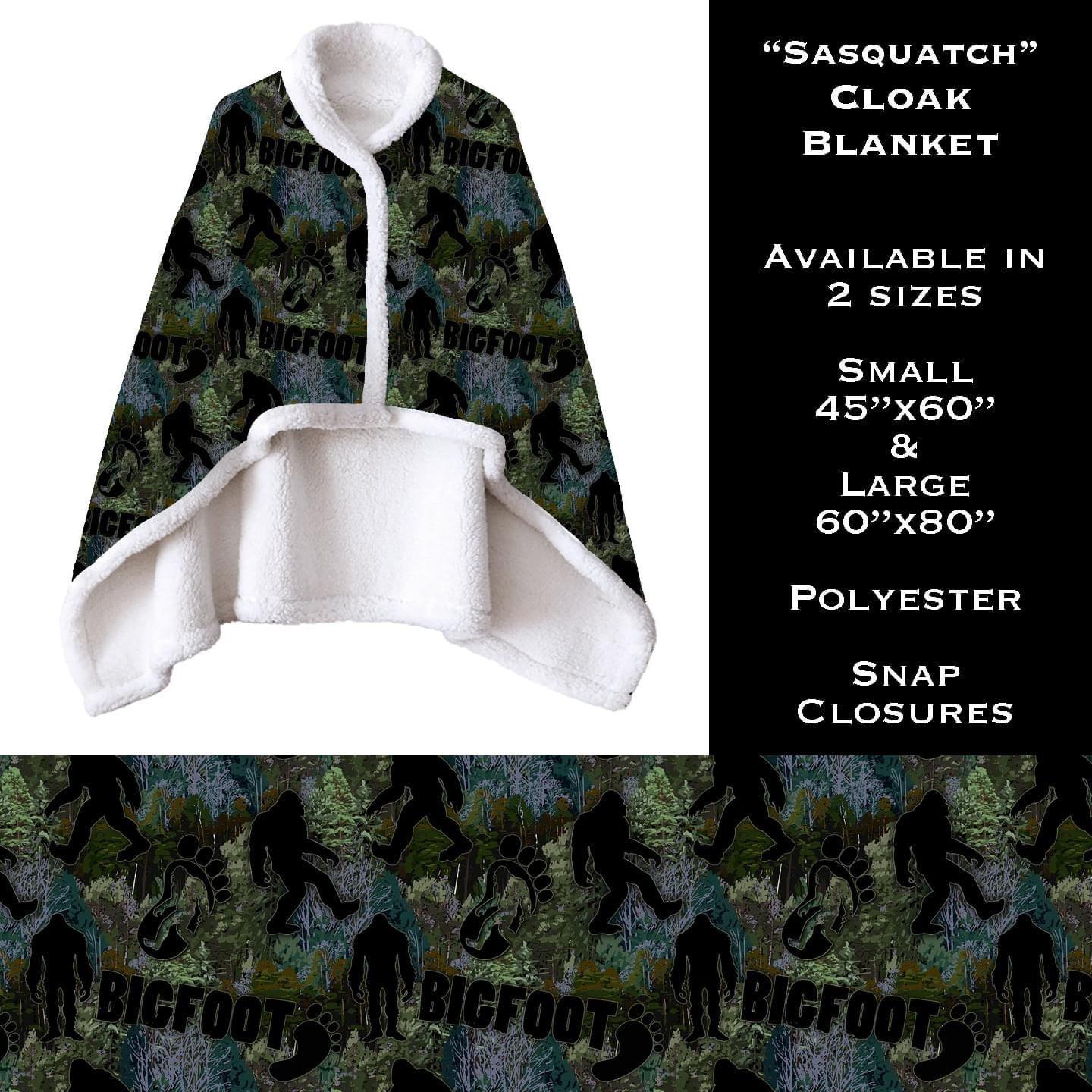 Sasquatch Cloak Blanket - That’s So Fletch Boutique 