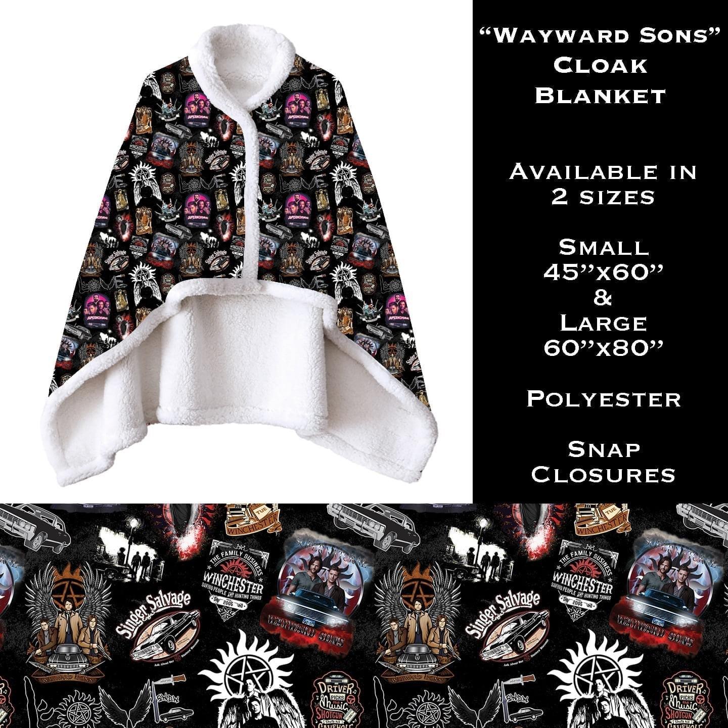 Wayward Sons Cloak Blanket - That’s So Fletch Boutique 