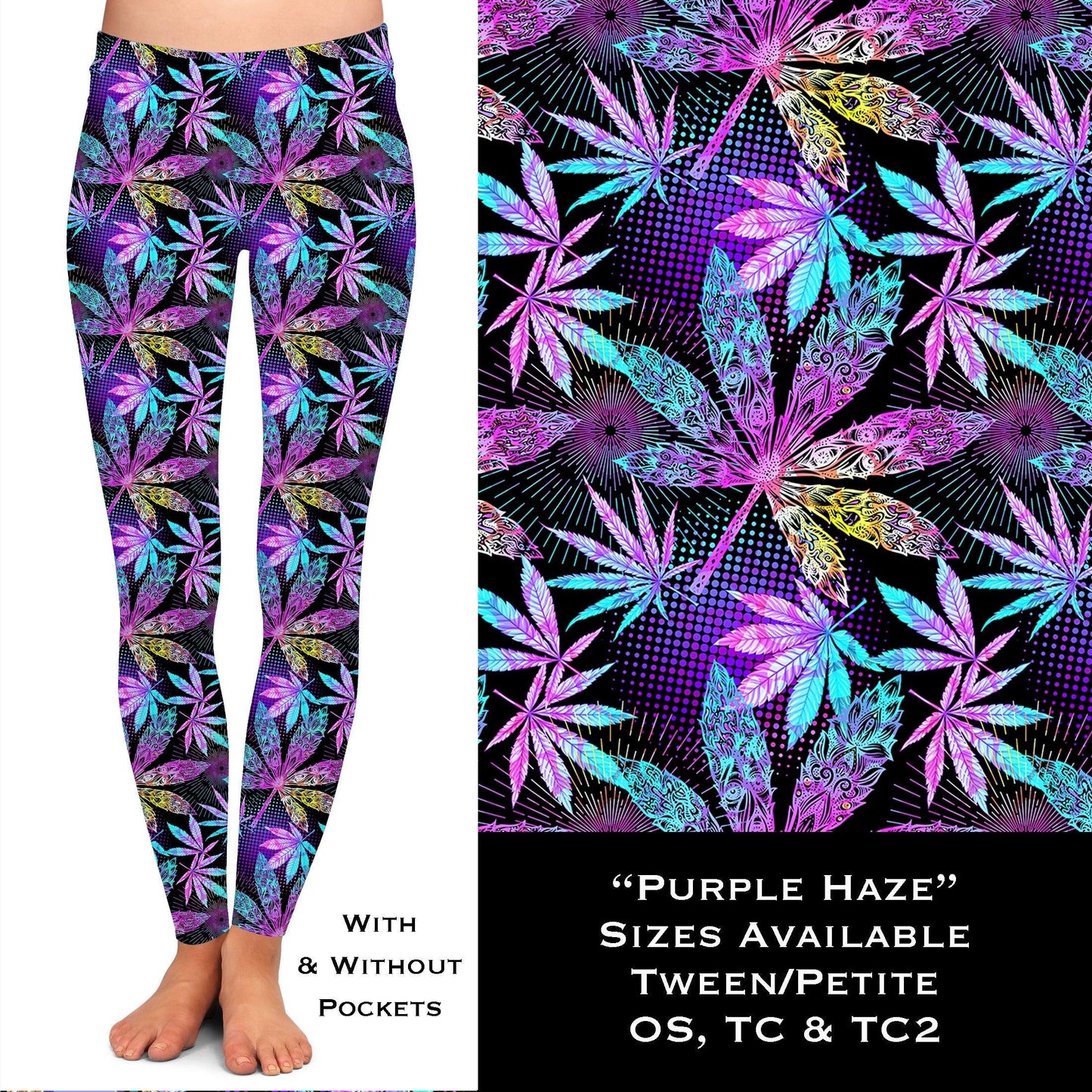 Purple Haze - Legging & Capri