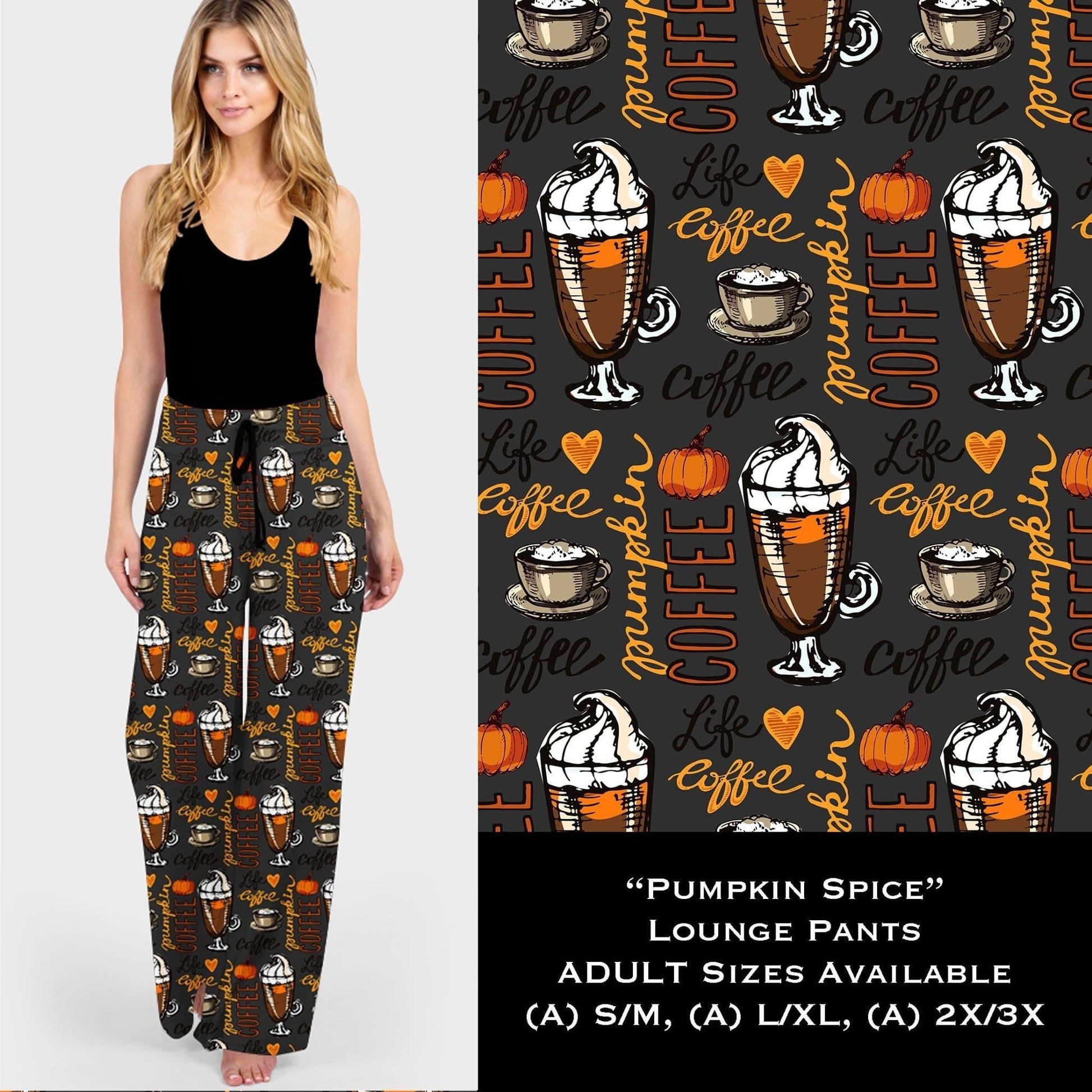 Pumpkin Spice Lounge Pants - That’s So Fletch Boutique 
